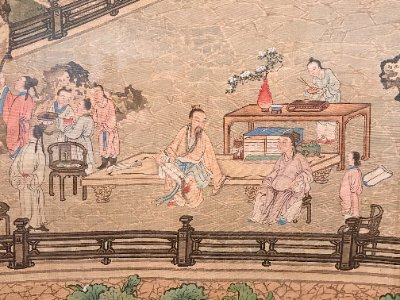 Portrait of An Qi in His Garden