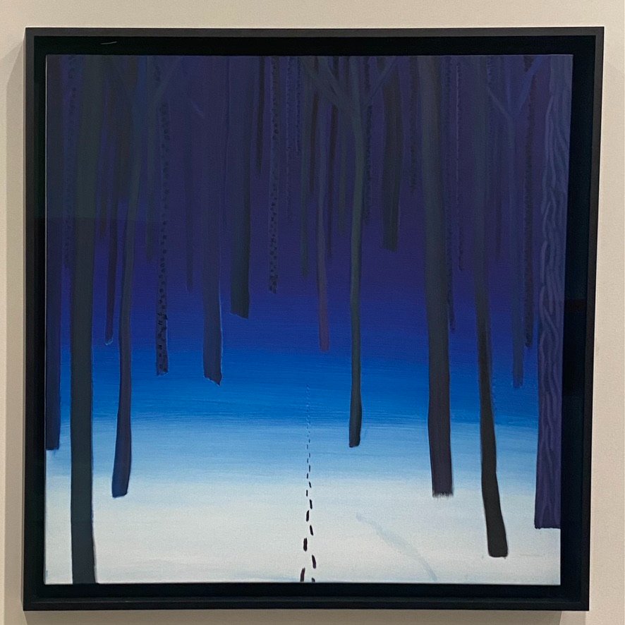 Tracks in the Blue Forest