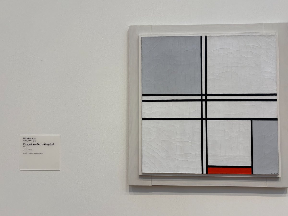 Composition (No. 1) Gray-Red
