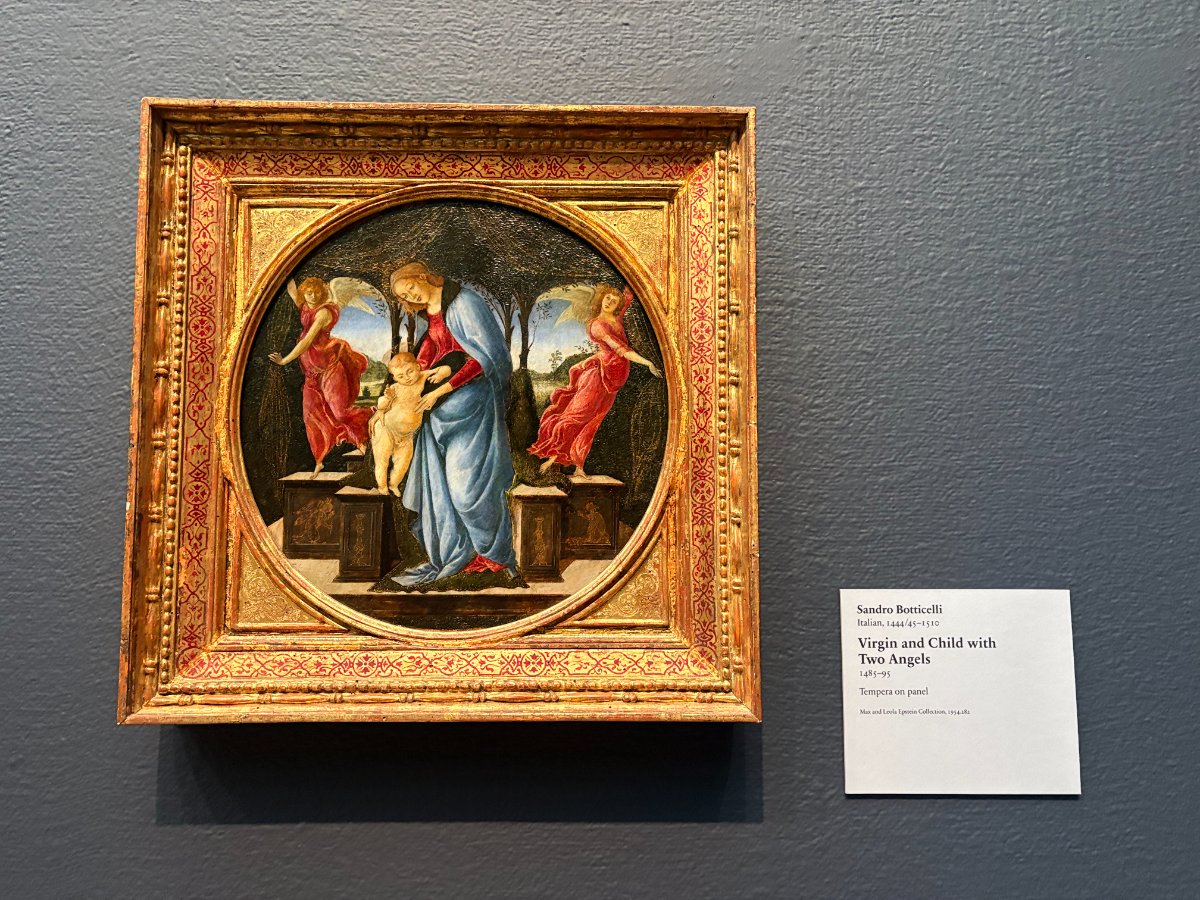 Virgin and Child with Two Angels