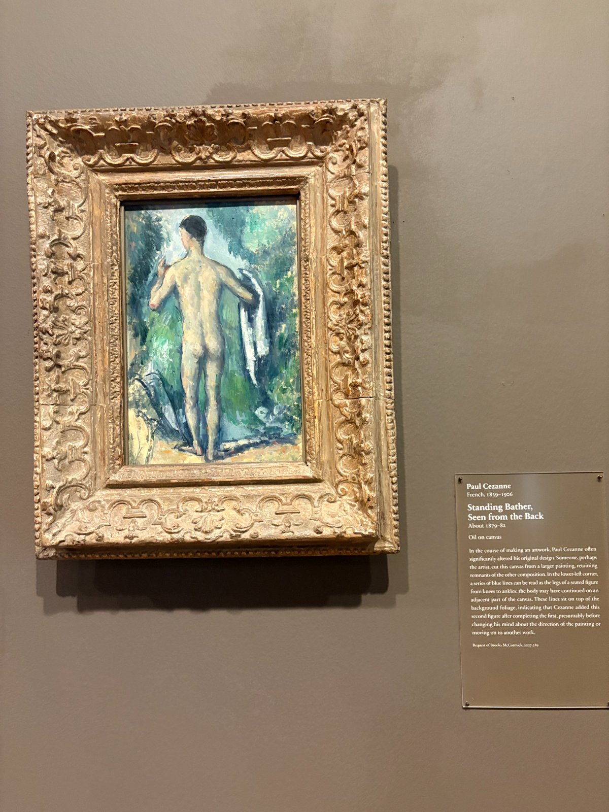 Standing Bather, Seen from the Back