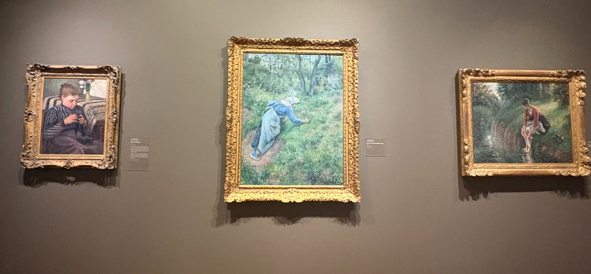 Peasant Woman Gathering Grass